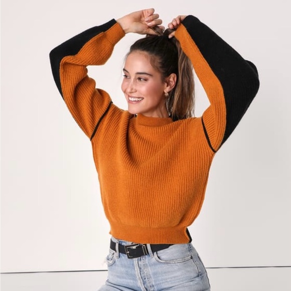 Lulu's Color Block Sweater - Picture 3 of 4